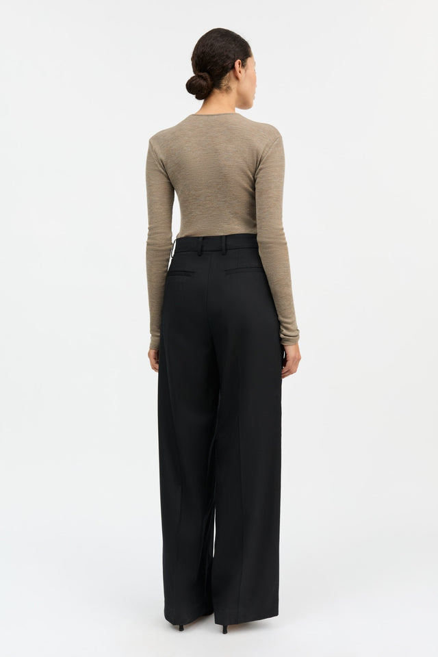 Skall Studio | AMY Merino Top | Brown