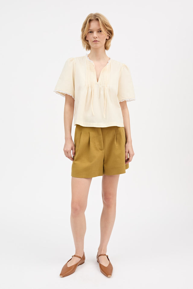 Skall Studio | FREESIA Blouse | Buttermilk