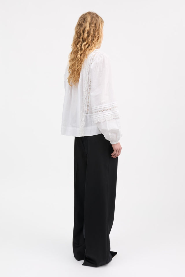 Skall Studio | LEAF Blouse | White