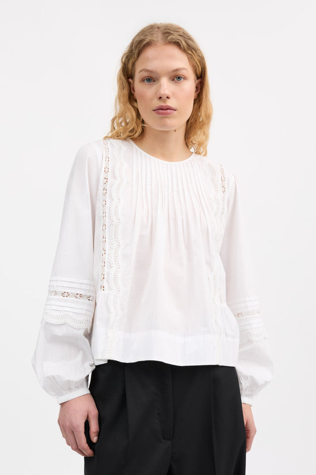Skall Studio | LEAF Blouse | White