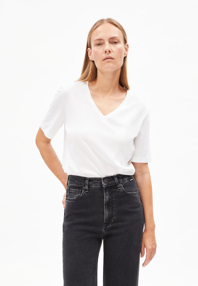 Armedangels | LUALAA V-Neck | White