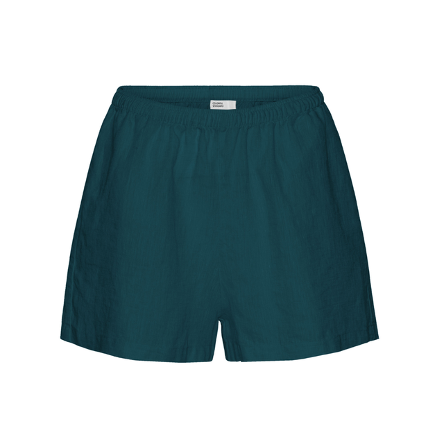 Colorful Standard | Linen Shorts | Ocean Green