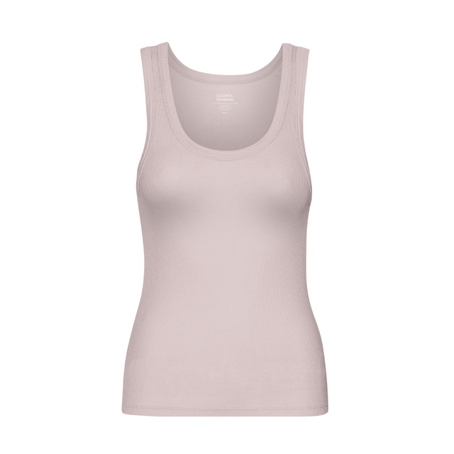 Colorful Standard | Ribbed Tank Top | Faded Pink