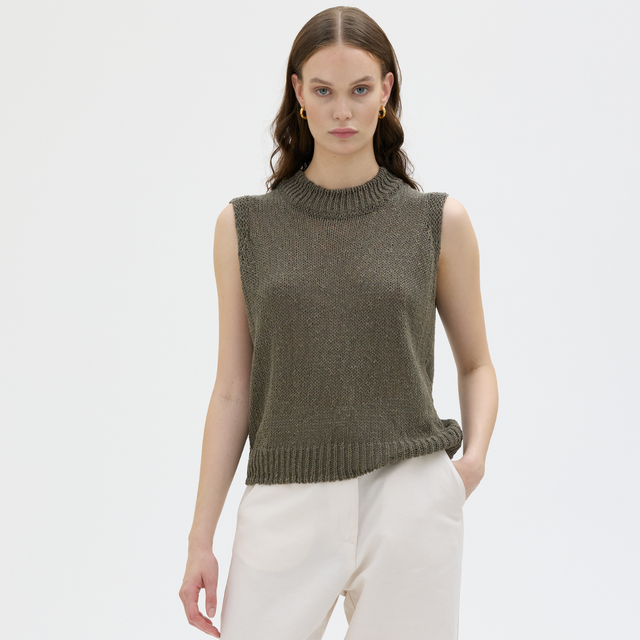 MASKA | LULIA Vest | Taupe