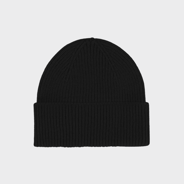 Colorful Standard | Recycled Merino Wool Beanie | Deep Black