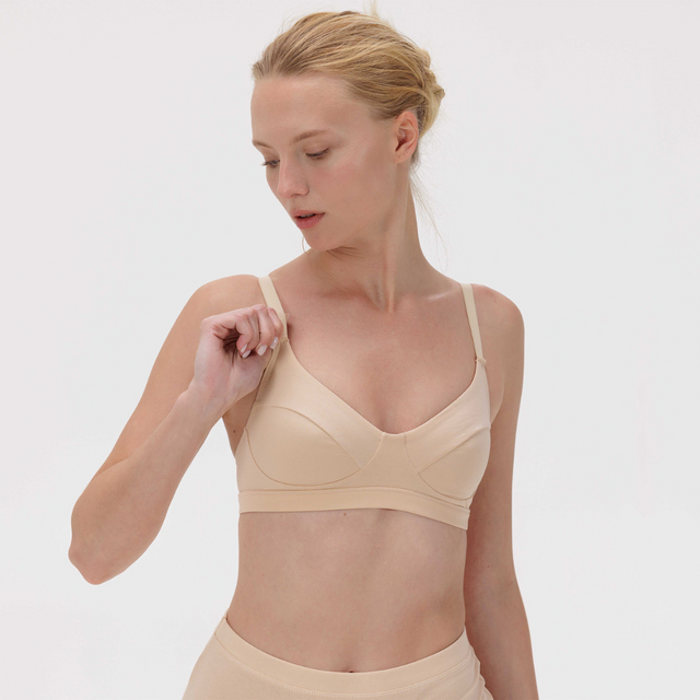 Organic Basics | Core Classic Bra | Oak