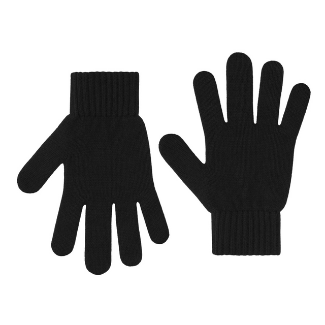 Colorful Standard | Recycled Merino Wool Gloves | Deep Black