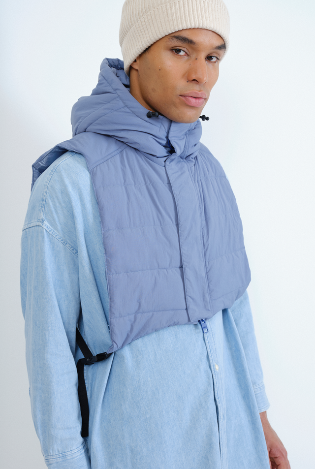 Embassy of Bricks & Logs | Hixton Hood | Blue