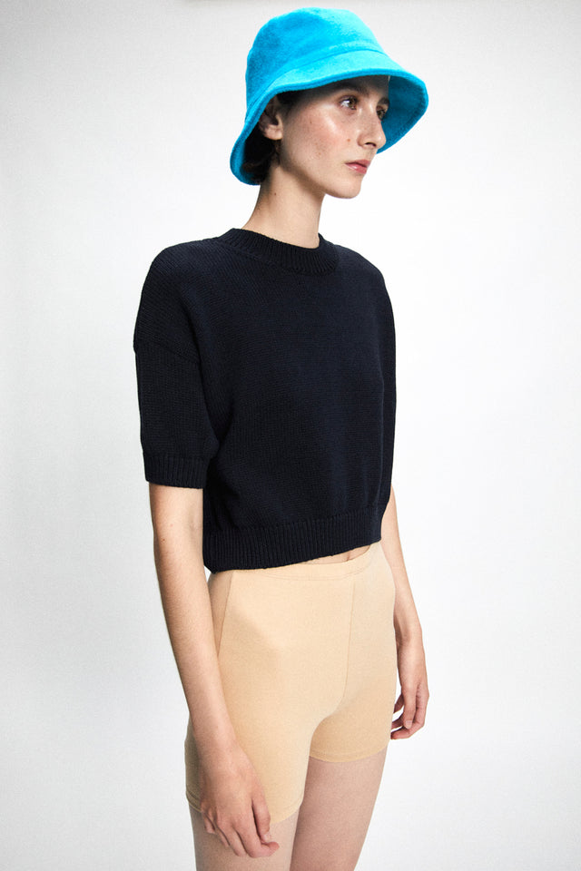 Rita Row | Pattie Cropped Sweater | Black