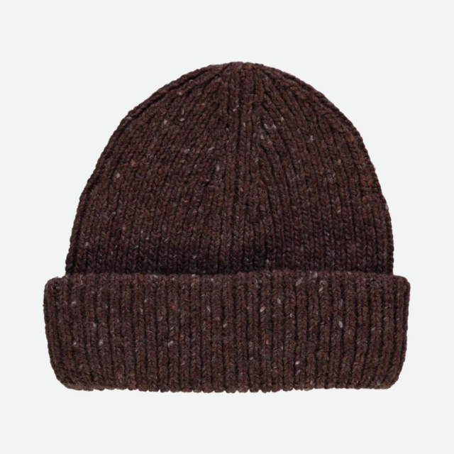 Poudre Organic | BONNET Wool Beanie | Speckled Chocolate
