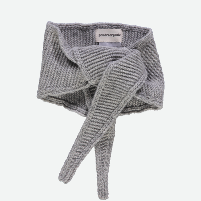 Poudre Organic | FOULARD Necktie | Mist Grey