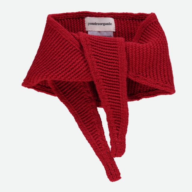 Poudre Organic | FOULARD Necktie | Scarlett Red