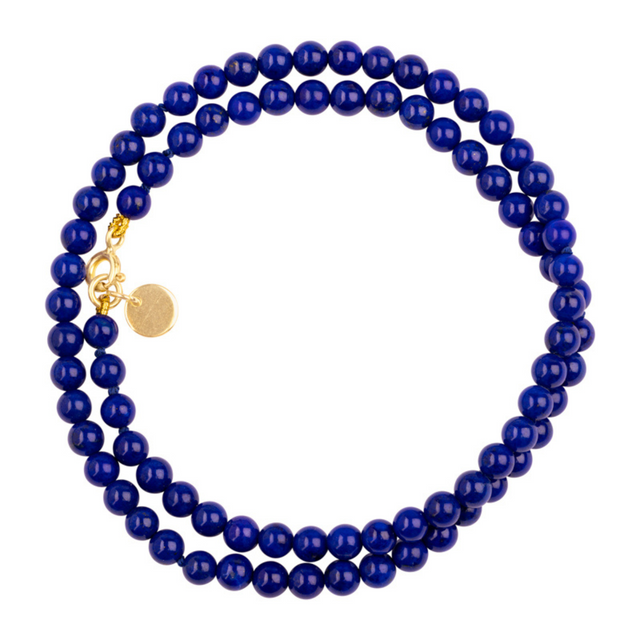 Camden Lapis Double Wrap Bracelet