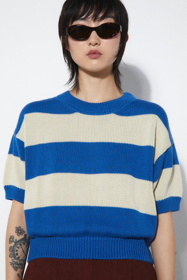 Rita Row | PATTIE Sweater | Blue stripes