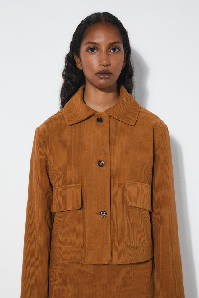 Rita Row | SERGE Jacket | Ocher