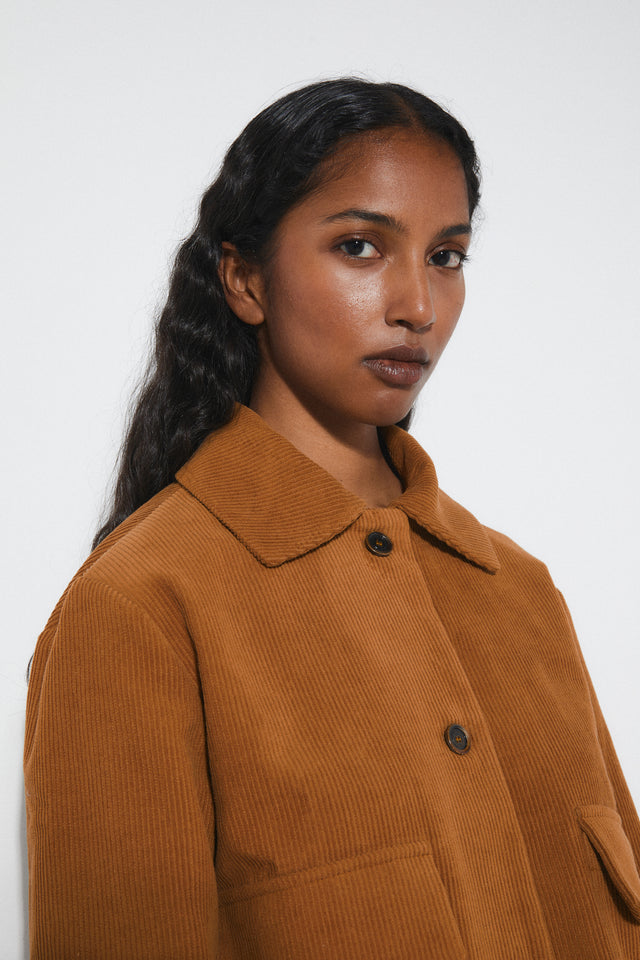 Rita Row | SERGE Jacket | Ocher