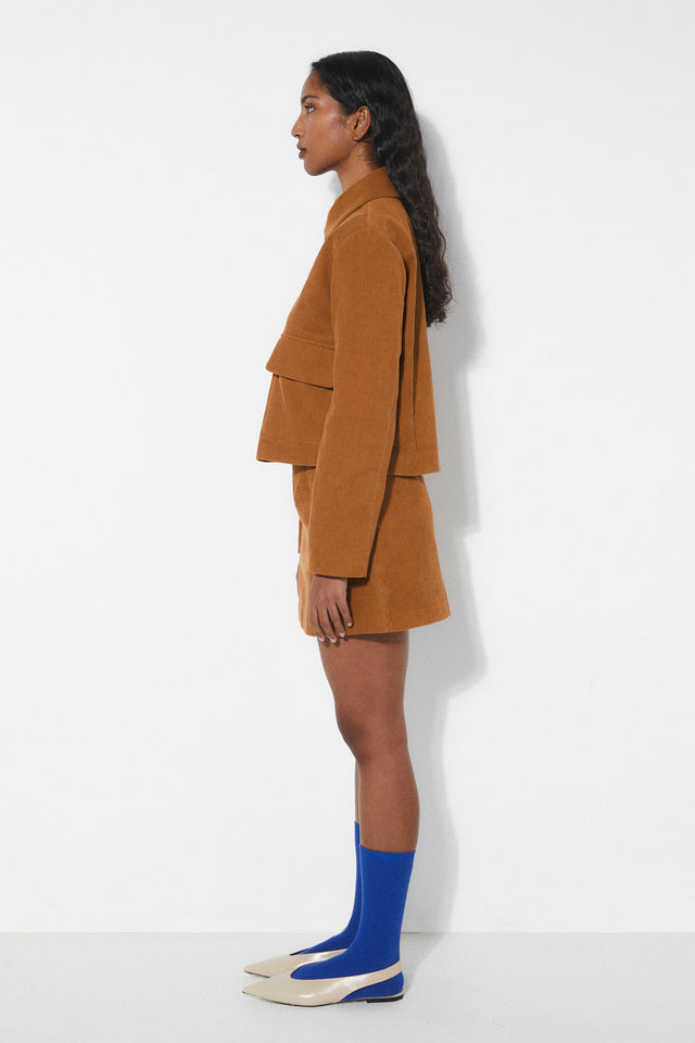 Rita Row | SERGE Jacket | Ocher