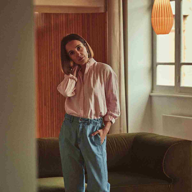 Poudre Organic | Organic Cotton ROSIER SHIRT | Dusty Pink