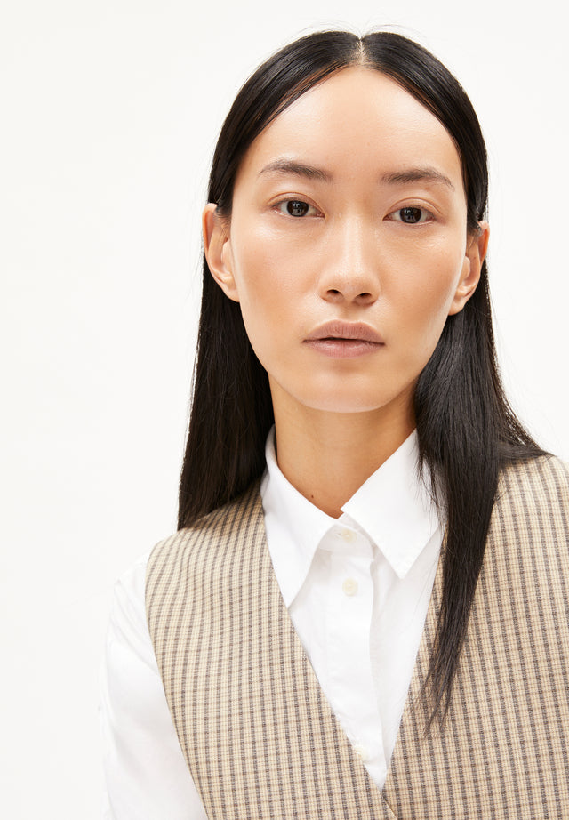 Armedangels | SINERIAA VEST | Sandstone Check