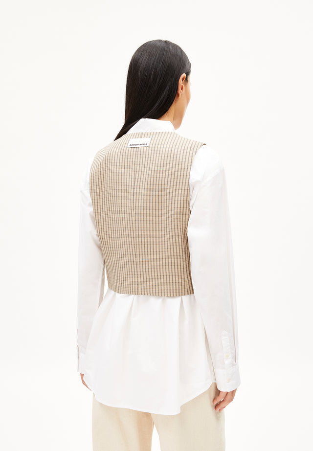 Armedangels | SINERIAA VEST | Sandstone Check