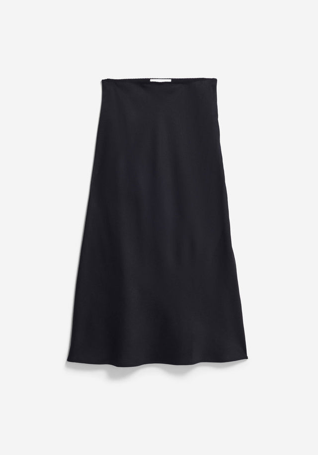 Armedangels | LENOVAA SATIN SLIP-SKIRT | Black