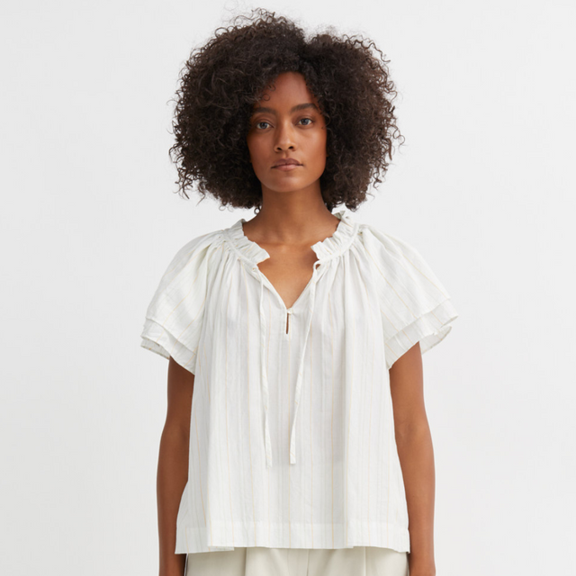 Skall Studio | GRACE Blouse | Dobby stripe