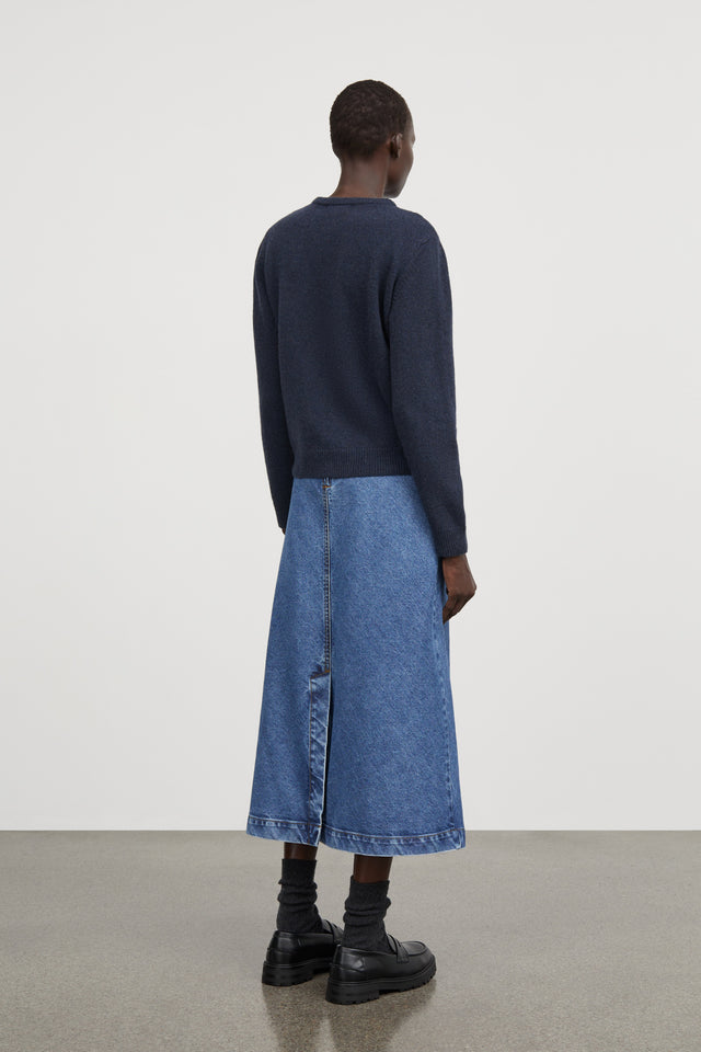 Skall Studio | IMANA Skirt | Mid Blue