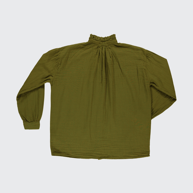 Poudre Organic | Organic Cotton ROSIER SHIRT | Fir Green