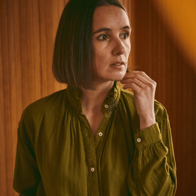 Poudre Organic | Organic Cotton ROSIER SHIRT | Fir Green