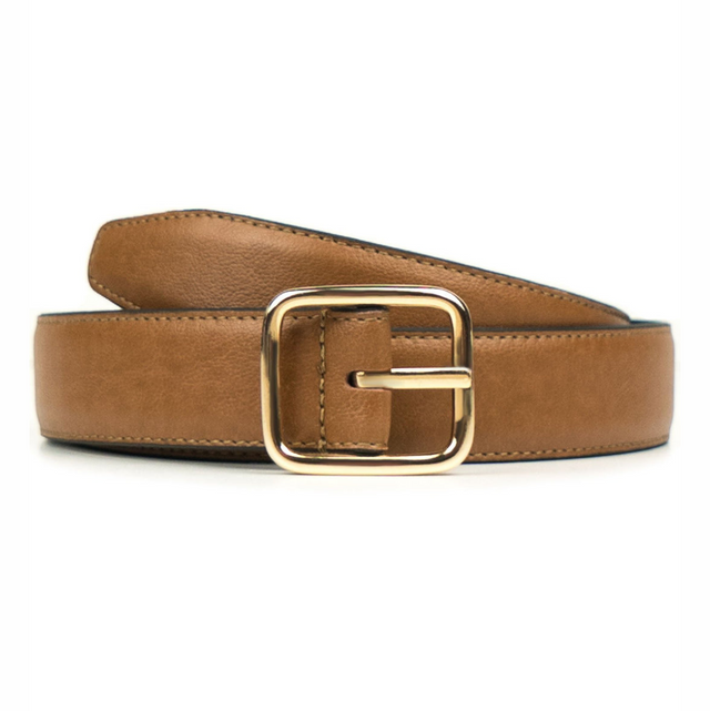 Wills Vegan Store | Geometric Belt | Tan