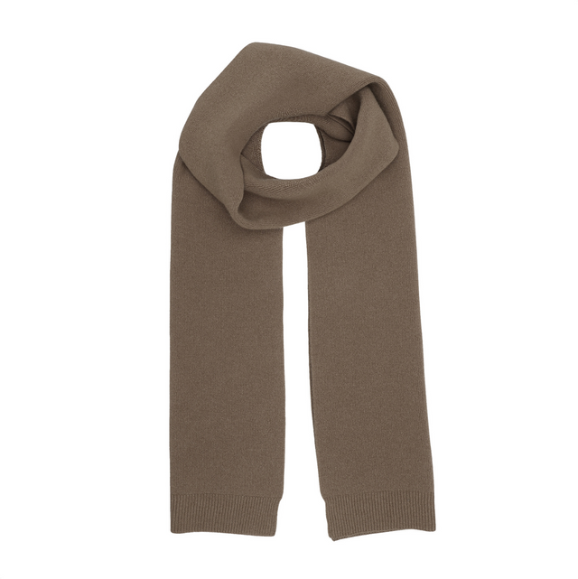 Merino Wool Scarf | Warm Taupe