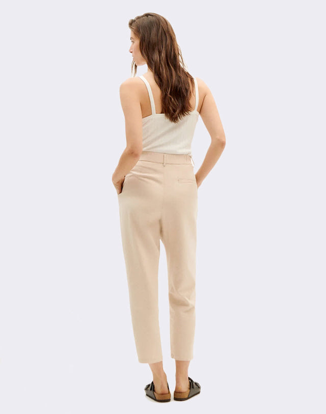 Thinking Mu | RINA Hemp Pants | Ecru
