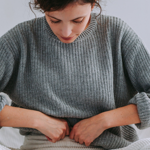 Poudre Organic | PISSENLIT Wool Sweater | Gris