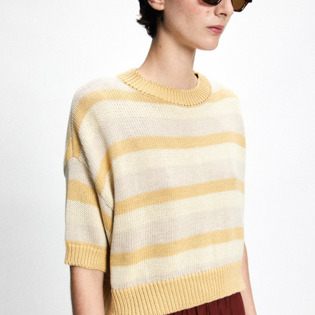 Rita Row | Pattie Cropped Sweater | Stripe