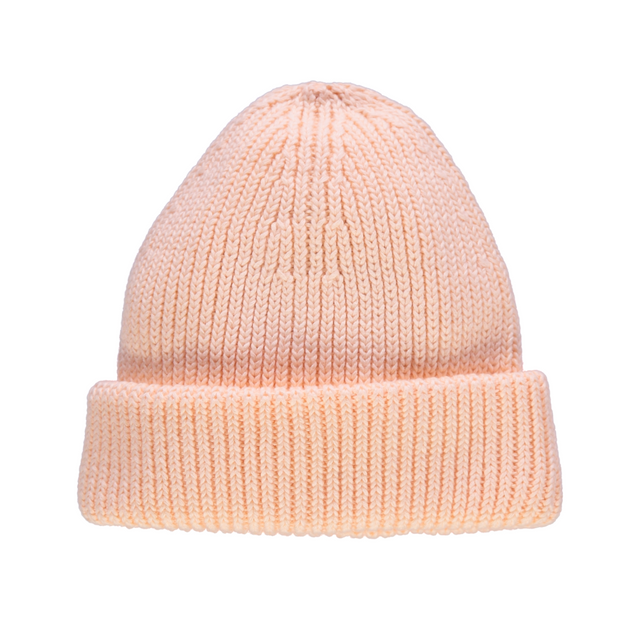 Poudre Organic | BONNET Cotton Beanie | Peach
