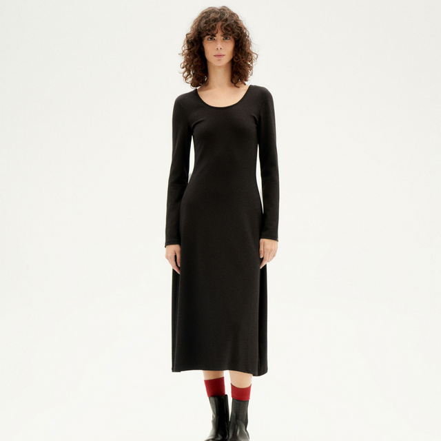 Thinking Mu | SORAYA DRESS | Black