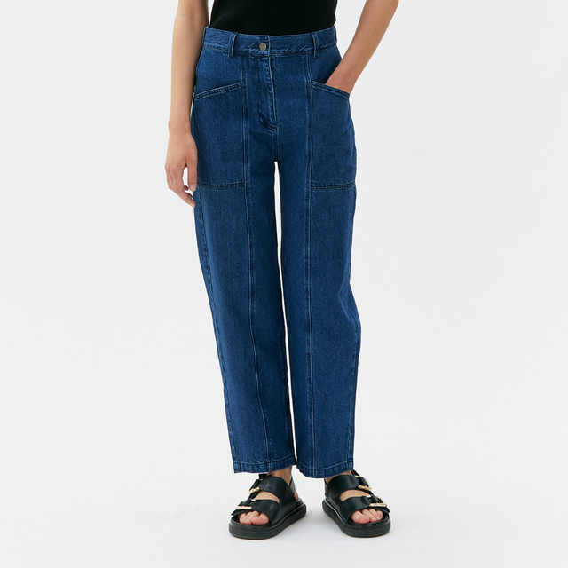 MASKA| LOVA Barrel Leg Denim Trouser