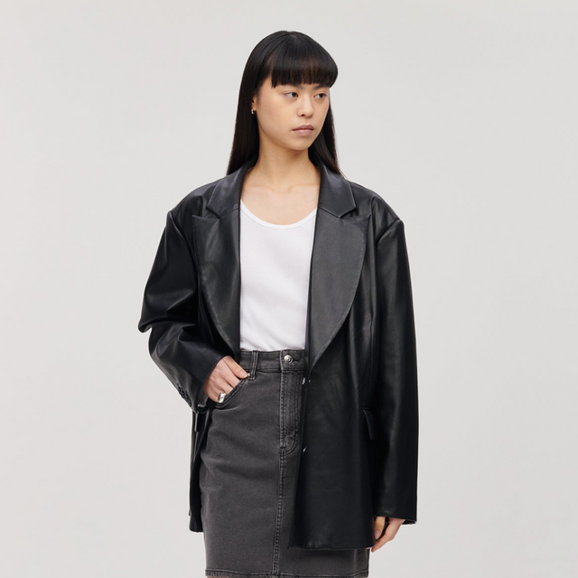 JAKKE | Frankie Vegan Leather Blazer