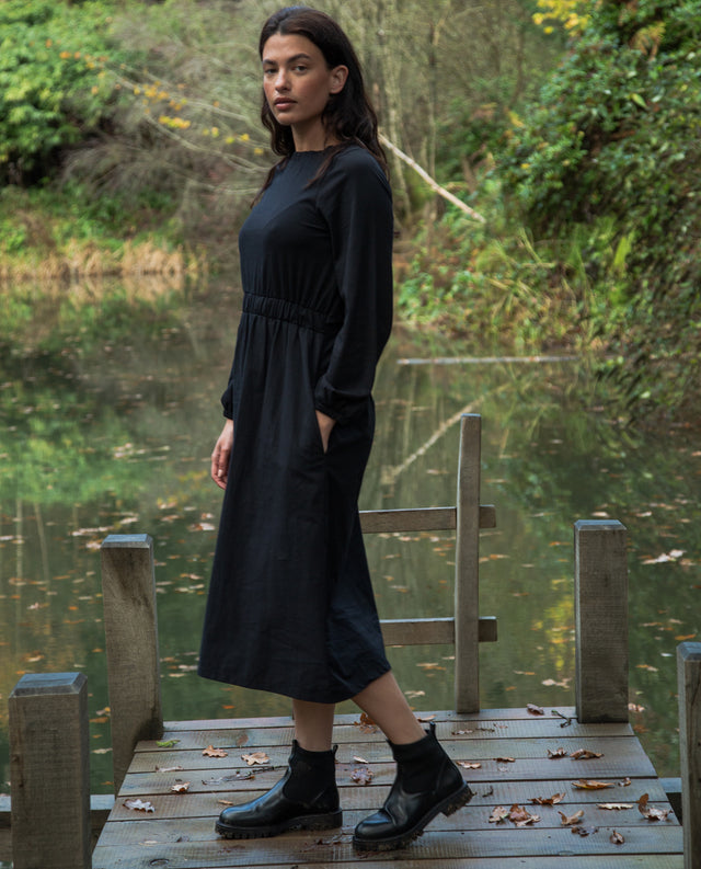 Beaumont Organic | Juniper Dress | Black