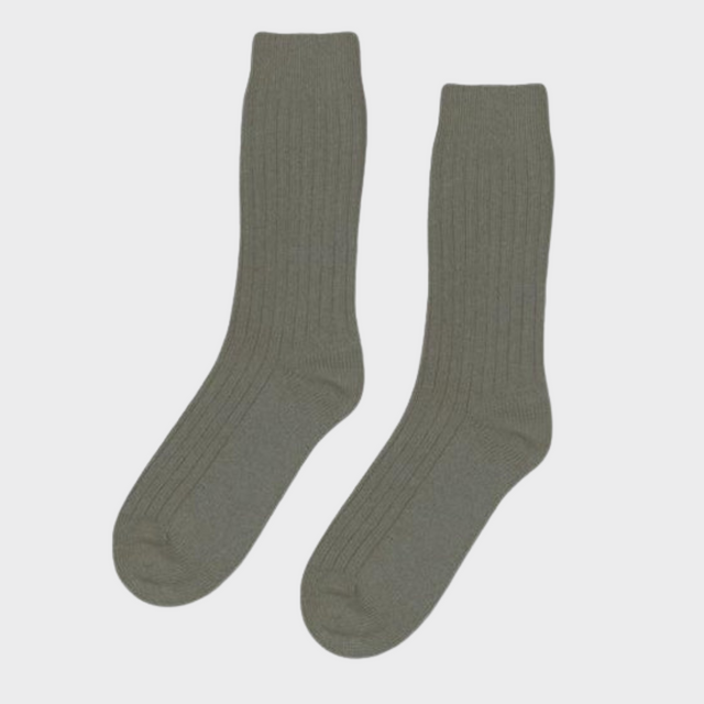 Colorful Standard | Recycled Merino Wool Sock | Dusty Olive