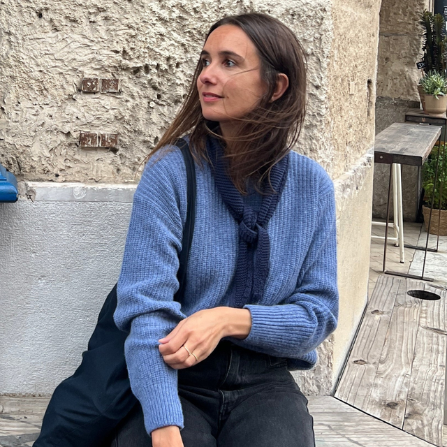 Poudre Organic | Pull Pissenlit | Blue Jean