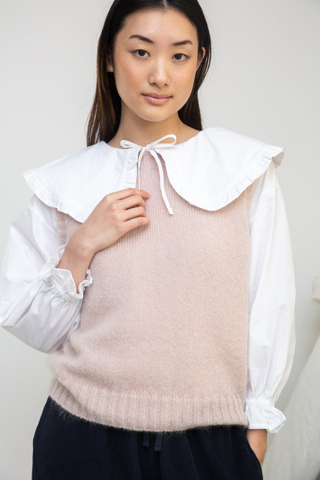 Beaumont Organic | AROSA Mohair Vest | Pink