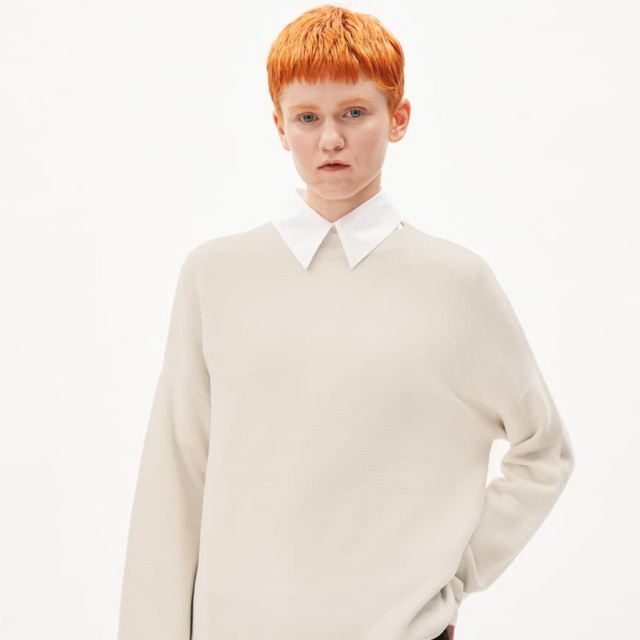 Armedangels | MERINAA | Organic Jumper | Oatmilk