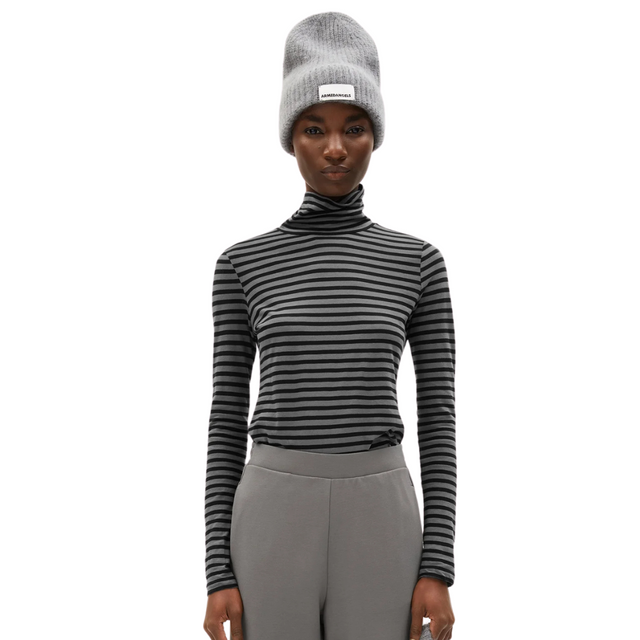 Armedangels | GRAZILIAA Long Sleeve Top | Black stripes