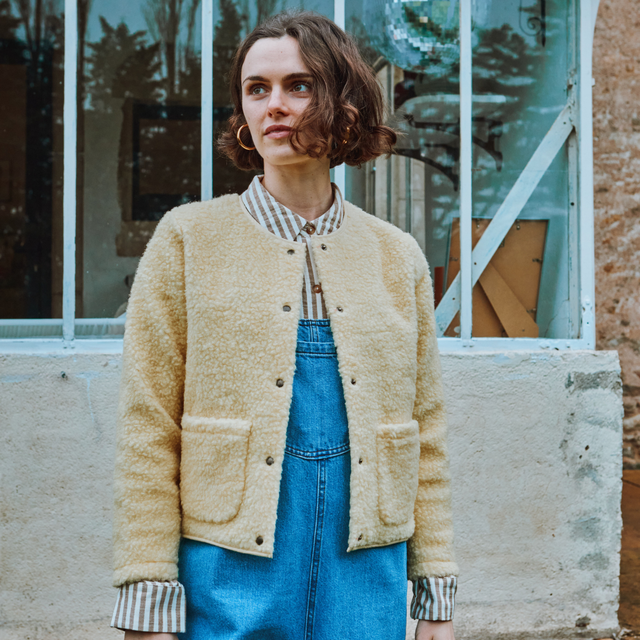 Poudre Organic | EDELWEISS Jacket | Jaune Pâle