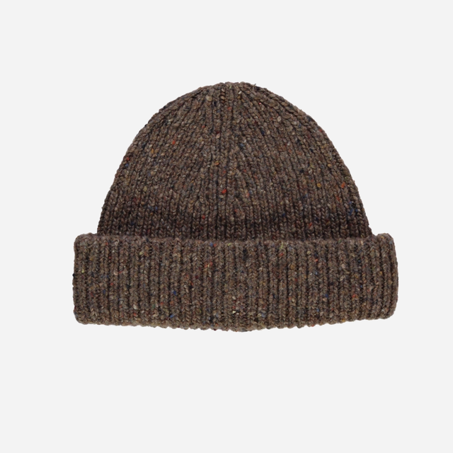 Poudre Organic | Wool Beanie | Speckled Brown