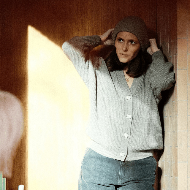 Poudre Organic | Mate Wool Cardigan | Castor