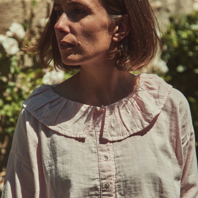 Poudre Organic | ARONIE Blouse | Dusty Pink
