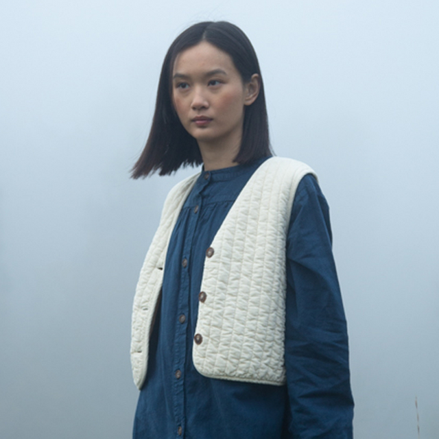 Beaumont Organic | Rutland Gilet | Ivory