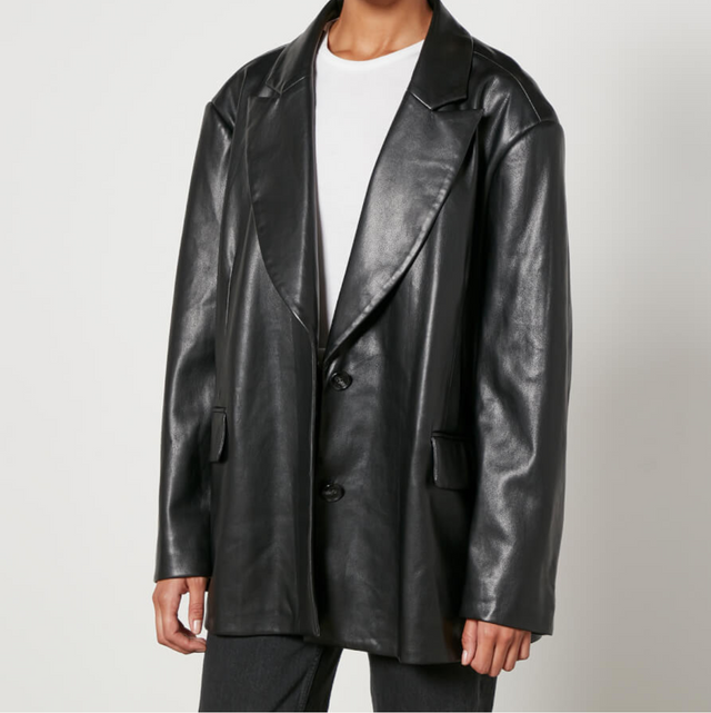 JAKKE | Frankie Vegan Leather Blazer